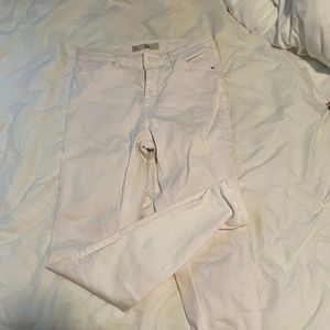 Topshop Jamie white skinny jeans